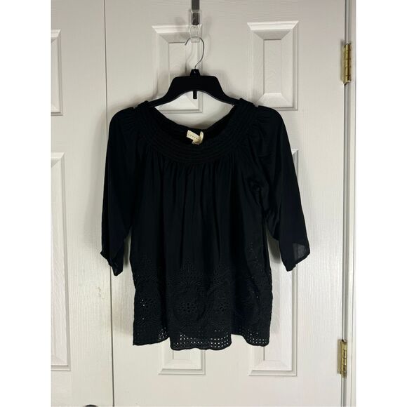 NWT Lovestitch Womens Black Blouse Size Small - Picture 1 of 4